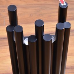 Outlet - MaxLight Organic Black kinkiet 8x1W LED czarny W0286