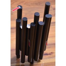 Outlet - MaxLight Organic Black kinkiet 8x1W LED czarny W0286