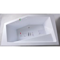 Outlet - Excellent Vesper wanna narożna 160x100 cm lewa biała WAEX.VEL16WH