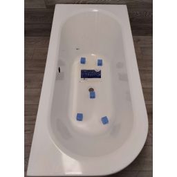 Outlet - Besco Avita wanna narożna 160x75 cm prawa biała #WAV-160-NP
