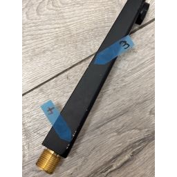 Outlet - Omnires Parma wylewka do baterii ścienna czarny mat WDPARMABL