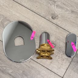 Outlet - Ravak Chrome CR 065.00 bateria prysznicowa podtynkowa chrom X070057