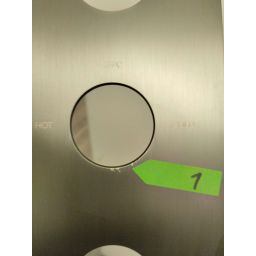 Outlet - Omnires Y bateria wannowo-prysznicowa podtynkowa termostatyczna grafitowa Y1238/KROGR