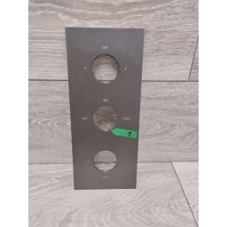 Outlet - Omnires Y bateria wannowo-prysznicowa podtynkowa termostatyczna grafitowa Y1238/KROGR