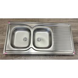 Outlet - Deante Tango zlewozmywak stalowy 120x60 cm satyna/stal ZE60210