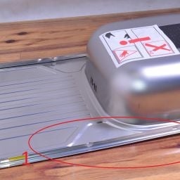 Outlet - Deante Legato zlewozmywak stalowy 76x43,5 cm satyna/stal ZEL0110