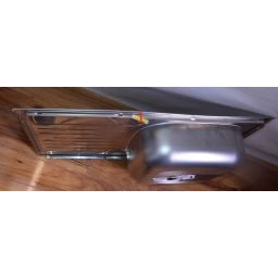 Outlet - Deante Legato zlewozmywak stalowy 76x43,5 cm satyna/stal ZEL0110