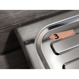 Outlet - Deante Techno zlewozmywak stalowy 116,5x50 cm satyna ZEU0210