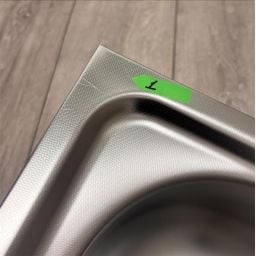 Outlet - Deante Tango zlewozmywak stalowy 80x50 cm nakładany stal dekor ZM53110