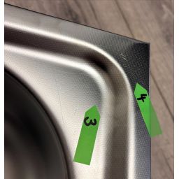 Outlet - Deante Tango zlewozmywak stalowy 80x50 cm nakładany stal dekor ZM53110