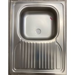 Outlet - Deante Tango zlewozmywak stalowy 80x60 cm nakładany stal dekor ZM6311L