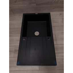 Outlet - Deante Eridan zlewozmywak grafitowy 86x50 cm grafit metalik ZQEG113