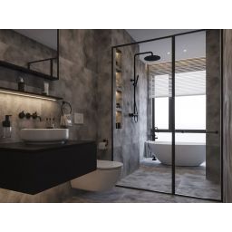 Ceramstic Di Carta płytka ścienno-podłogowa 120x60 cm szara