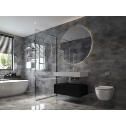 Ceramstic Di Carta płytka ścienno-podłogowa 120x60 cm szara