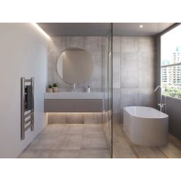 Ceramstic Di Carta płytka ścienno-podłogowa 120x60 cm szara