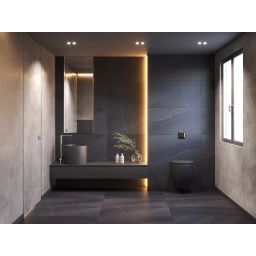 Ceramstic Di Carta płytka ścienno-podłogowa 120x60 cm czarna