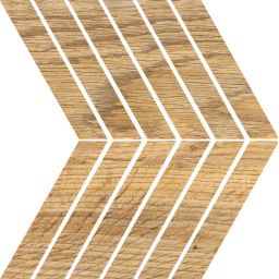 Ceramika Color Wood Essnce Natural mozaika ścienna 25x25 cm brązowy mat