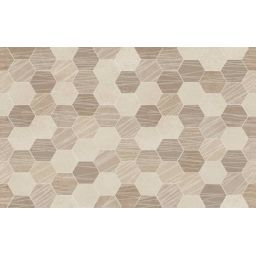 Ceramika Color Klara Beige dekor ścienny 25x40 cm beżowy połysk