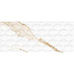 Ceramika Color Statuario Gold Odeon dekor ścienny 30x60 cm biały/beżowy połysk