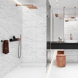 Cersanit Arce white glossy płytka ścienna 29,7x60 cm biały połysk