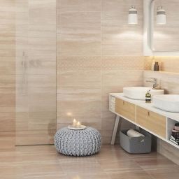 Cersanit Marble Room beige płytka podłogowa 42x42 cm beżowy mat