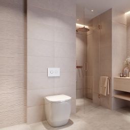 Opoczno Vidal beige structure satin płytka ścienna 29,8x59,8 cm STR beżowy połysk