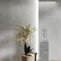 Opoczno Vidal grey satin płytka ścienna 29,8x59,8 cm szary połysk