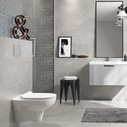 Cersanit Normandie dark grey płytka ścienno-podłogowa 29,7x59,8 cm