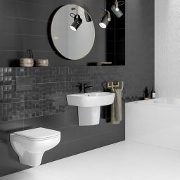 Cersanit Simple Art white glossy płytka ścienna 20x60 cm