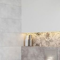 Cersanit Snowdrops inserto flowers dekor ścienny 20x60 cm