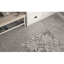 Cersanit Graff G416 patchwork płytka podłogowa 42x42 cm szary mat