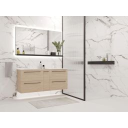 Ceramstic Di Carta płytka ścienno-podłogowa 120x60 cm biała