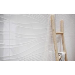 Cersanit Marinel white structure glossy płytka ścienna 20x60 cm STR biały połysk