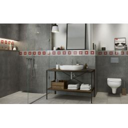 Cersanit Monti graphite płytka ścienno-podłogowa 29,7x59,8 cm grafitowy mat