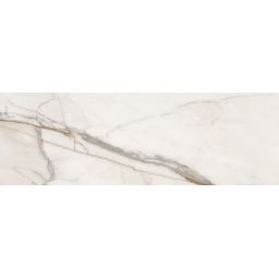 Opoczno Cosima white satin płytka ścienna 39,8x119,8 cm biały satynowy