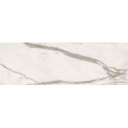 Opoczno Cosima white satin płytka ścienna 39,8x119,8 cm biały satynowy