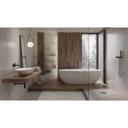 Opoczno Passion Oak Gptu 901 cold beige płytka ścienno-podłogowa 14,7x89 cm STR beżowy mat