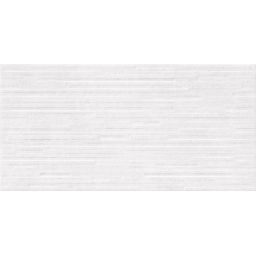 Opoczno Vidal white structure satin płytka ścienna 29,8x59,8 cm STR biały połysk
