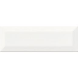 Opoczno Metro Style White płytka ścienna 10x30 cm STR biały połysk
