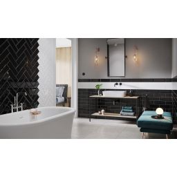 Opoczno Metro Style White płytka ścienna 10x30 cm STR biały połysk