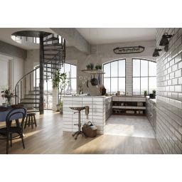 Opoczno Metro Style Grey płytka ścienna 10x30 cm STR szary połysk