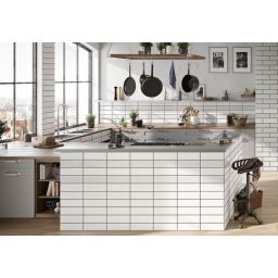 Opoczno Metro Style Grey płytka ścienna 10x30 cm STR szary połysk