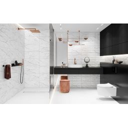 Cersanit Arce white glossy płytka ścienna 29,7x60 cm biały połysk