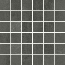 Opoczno Grava graphite mosaic matt mozaika ścienno-podłogowa 29,8x29,8 cm grafitowy mat