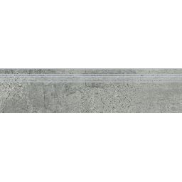 Opoczno Newstone Grey Steptread stopnica podłogowa 29,8x119,8 cm szary mat