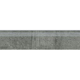 Opoczno Newstone Graphite Steptread stopnica podłogowa 29,8x119,8 cm szary mat