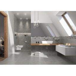 Opoczno Dreaming light grey płytka ścienno-podłogowa 29,7x59,8 cm jasny szary mat