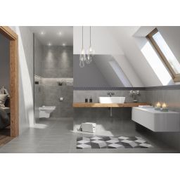 Opoczno Dreaming dark grey płytka ścienno-podłogowa 29,7x59,8 cm ciemny szary mat