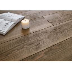 Opoczno Grand Wood Rustic Brown płytka ścienno-podłogowa 19,8x119,8 cm STR brązowy mat