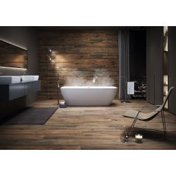 Opoczno Grand Wood Rustic Mocca płytka ścienno-podłogowa 19,8x119,8 cm STR brązowy mat